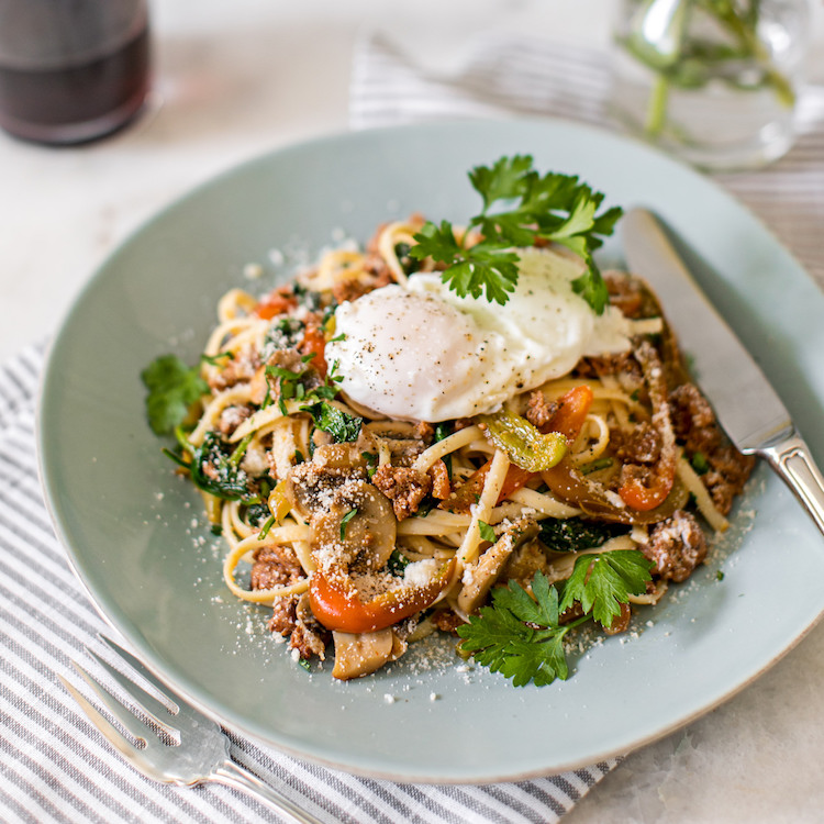 Picture of Mushroom & Chorizo Linguine 